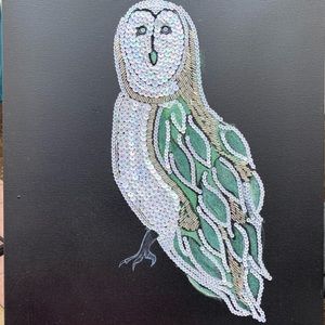 Handmade Owl Portrait
